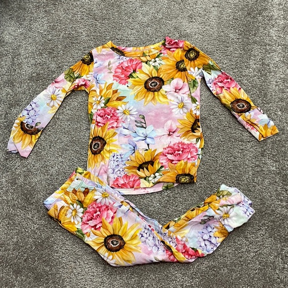 Posh Peanut Other - Posh Peanut Summer Palmer Floral PJs